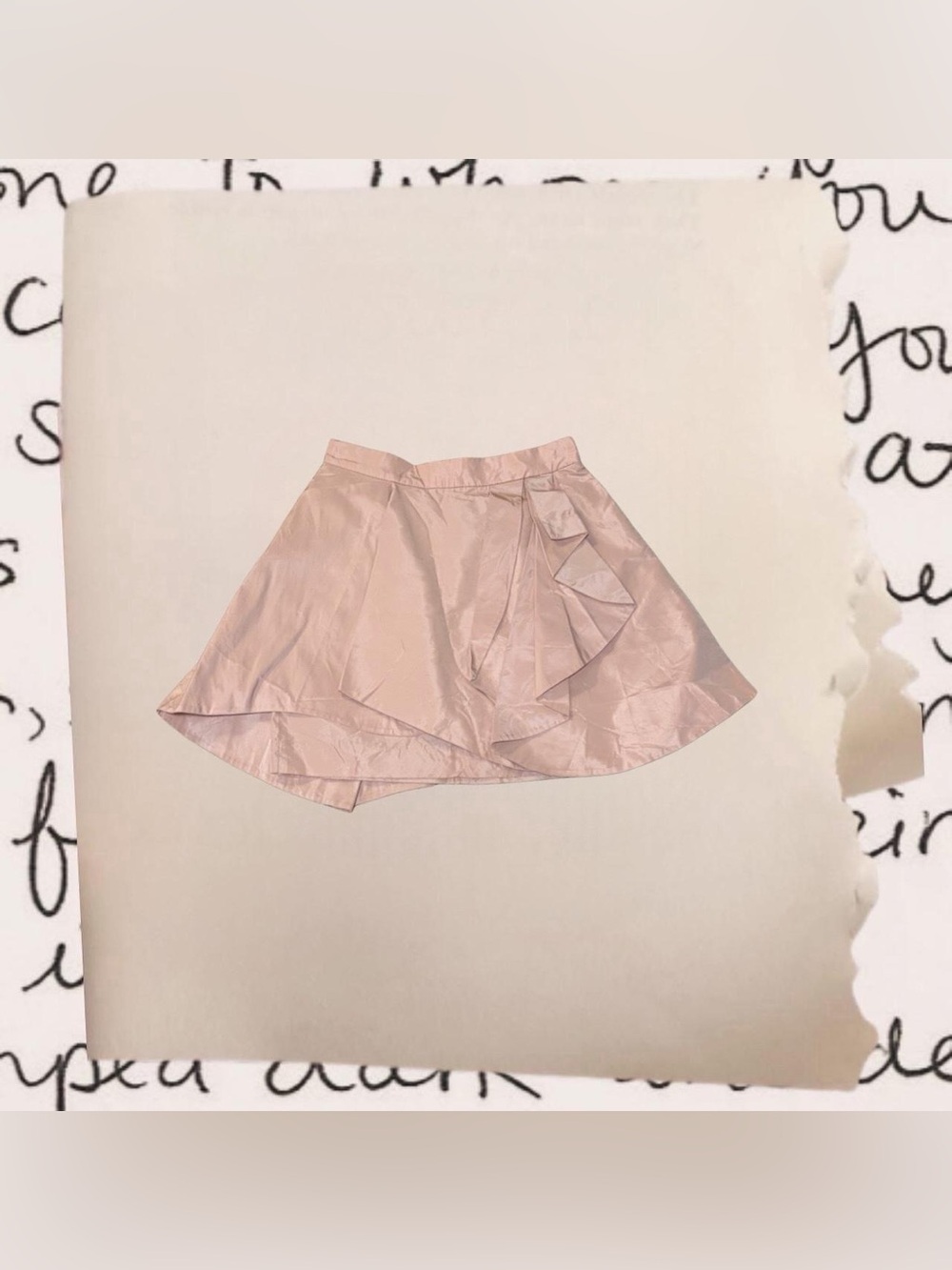 vintage pleated miu miu mini wrap skirt